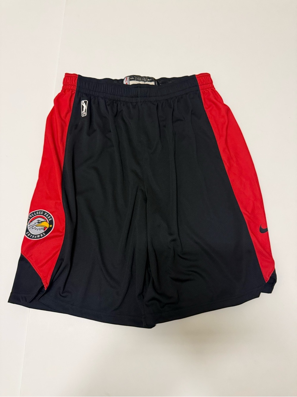 Nike NBA G-League Basketball Shorts Long Atlanta College Park Skyhawks SZ XXLT